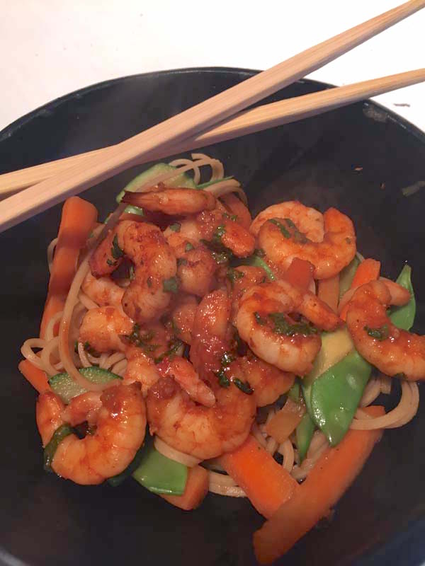Chilli Prawn Noodle Bowl
